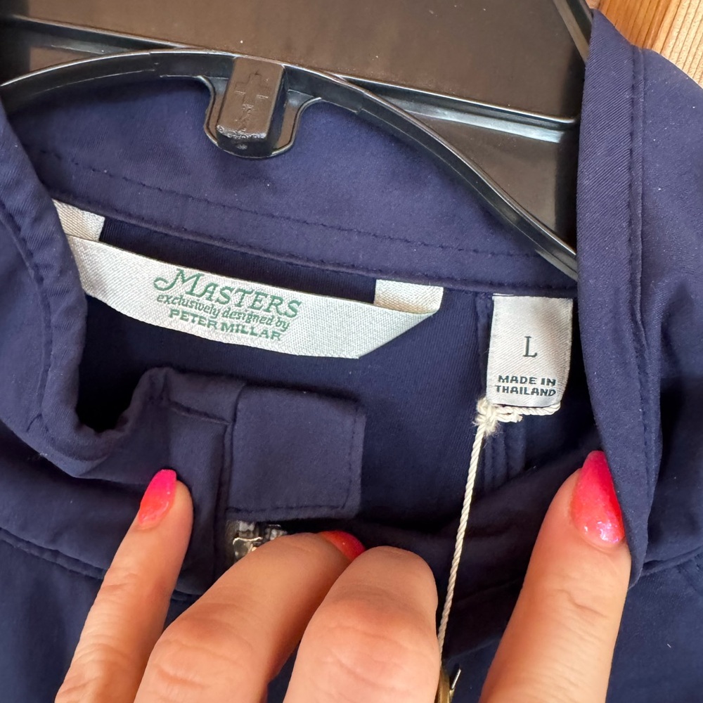 Masters Exclusive Peter Millar Jacket Navy Large NWT - Picture 3 of 7